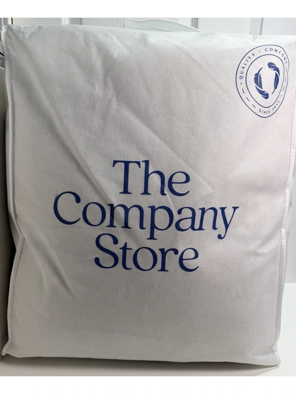 The Company Store LaCrosse RDS Down Comforter Queen Feather Tan Medium
